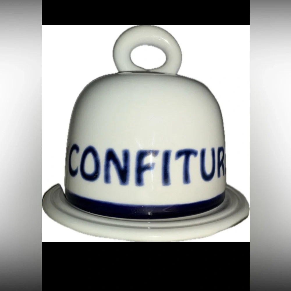 Williams Sonoma Jam /Jelly Confiture Ceramic Container